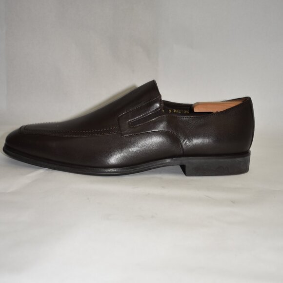 New! Bruno Magli RAGING LEATHER SLIP-ON BROWN LEATHER Loafer Size 13 M … main image 5